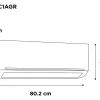 MINISPLIT 1TON SOLO FRIO 110V R410 MIDEA - Imagen 4